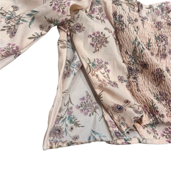 ASTR the Label Floral Sweetheart Neckline Puff Sleeve Corset Blouse – Size Small - Picture 10 of 13